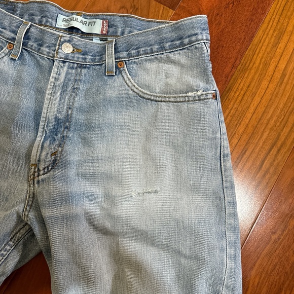 Levi’s 505 Regular Fit Light Blue Jeans - Picture 3 of 3